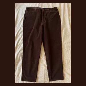 🤎 Vintage High Waisted Chocolatw Brown Corduroy Trouser Pants 🤎